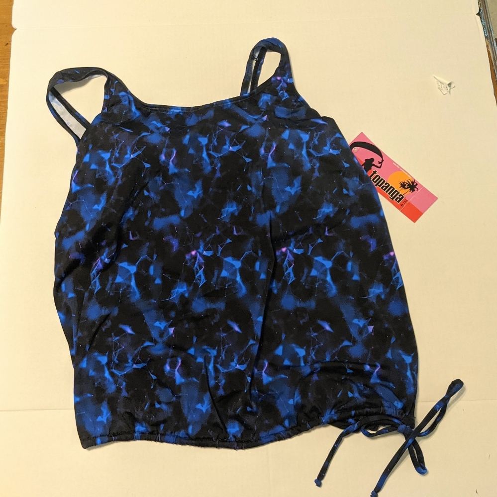 Mastectomy friendly Tankini Swim suit NWT - Picture 8 of 11